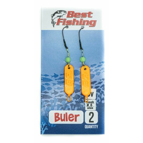 Булеры рыболовные Best Fishing Neon, #8, 7 гр, цвет оранжевый UV