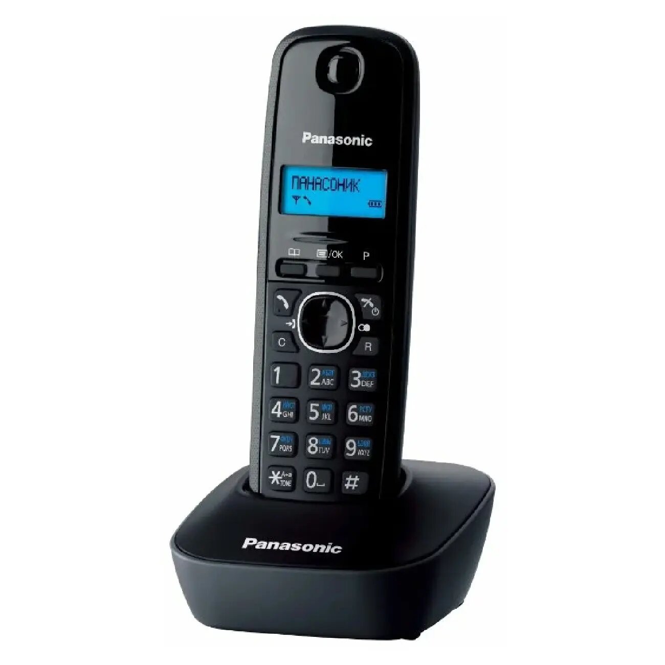 Радиотелефон Panasonic DECT KX-TG1611UAH, Caller ID: есть, Вес: 672 г, Возможность настенного крепления: есть