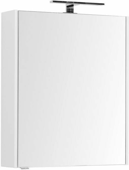 Зеркальный шкаф Aquanet Палермо 60 белый – зеркало для ванной комнаты