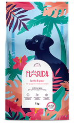 FLORIDA Сухой корм для щенков средних пород с Ягненком и Грушей
