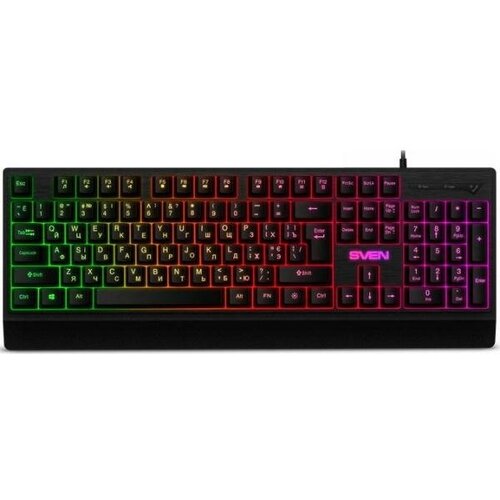 Клавиатура проводная Sven KB-C7150EL USB черный 143900₽