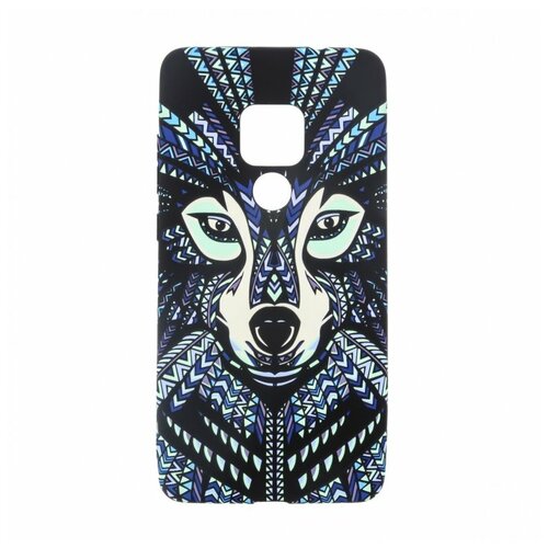 фото Силиконовый чехол luxo creative для huawei mate 20 (hma-al00), принт: волк