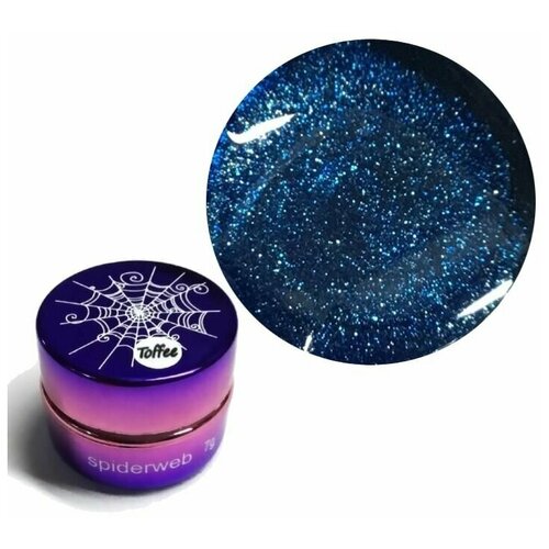 Gellaktik Гель-краска паутинка EXTRA TOFFEE №08 синий 7 гр