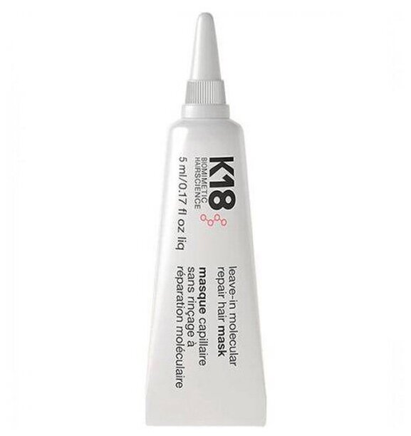 Маска K-18 Несмываемая для молекулярного восстановления волос, 5 мл