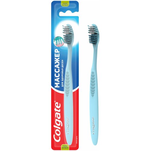 Colgate Щетка зубная Массажер, средней жесткости /