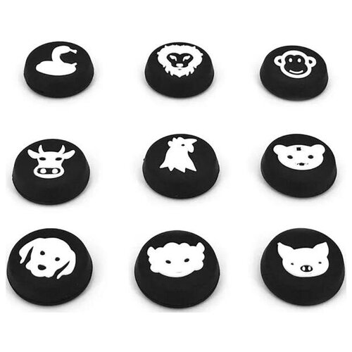 Накладки на стики для геймпада Cover for Stick Silicon 9 in 1 P5-011 9 шт PS4PS5Xbox OneSeries X 149000₽