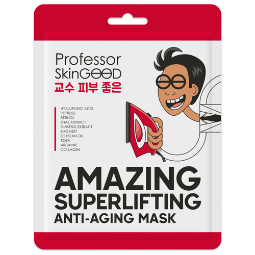 фото Professor skingood омолаживающая лифтинг-маска amazing superlifting anti-aging mask, 1шт не определен,professor skingood
