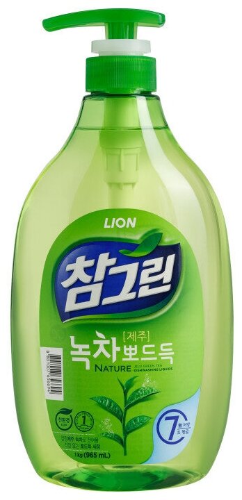 Средство для мытья посуды CJ Lion концентрат Chamgreen, 580 мл - фото №5