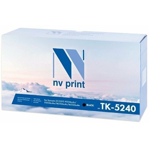 Тонер-картридж NV PRINT (NV-TK-5240K) для KYOCERA ECOSYS P5026cdn/w/M5526cdn, черный, ресурс 4000 стр тонер картридж nv print nv tk 5240k для kyocera ecosys p5026cdn w m5526cdn черный 1 шт