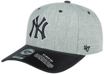 Бейсболка 47 BRAND арт. B-SCTTD17WHP New York Yankees MLB (серый), размер: UNI