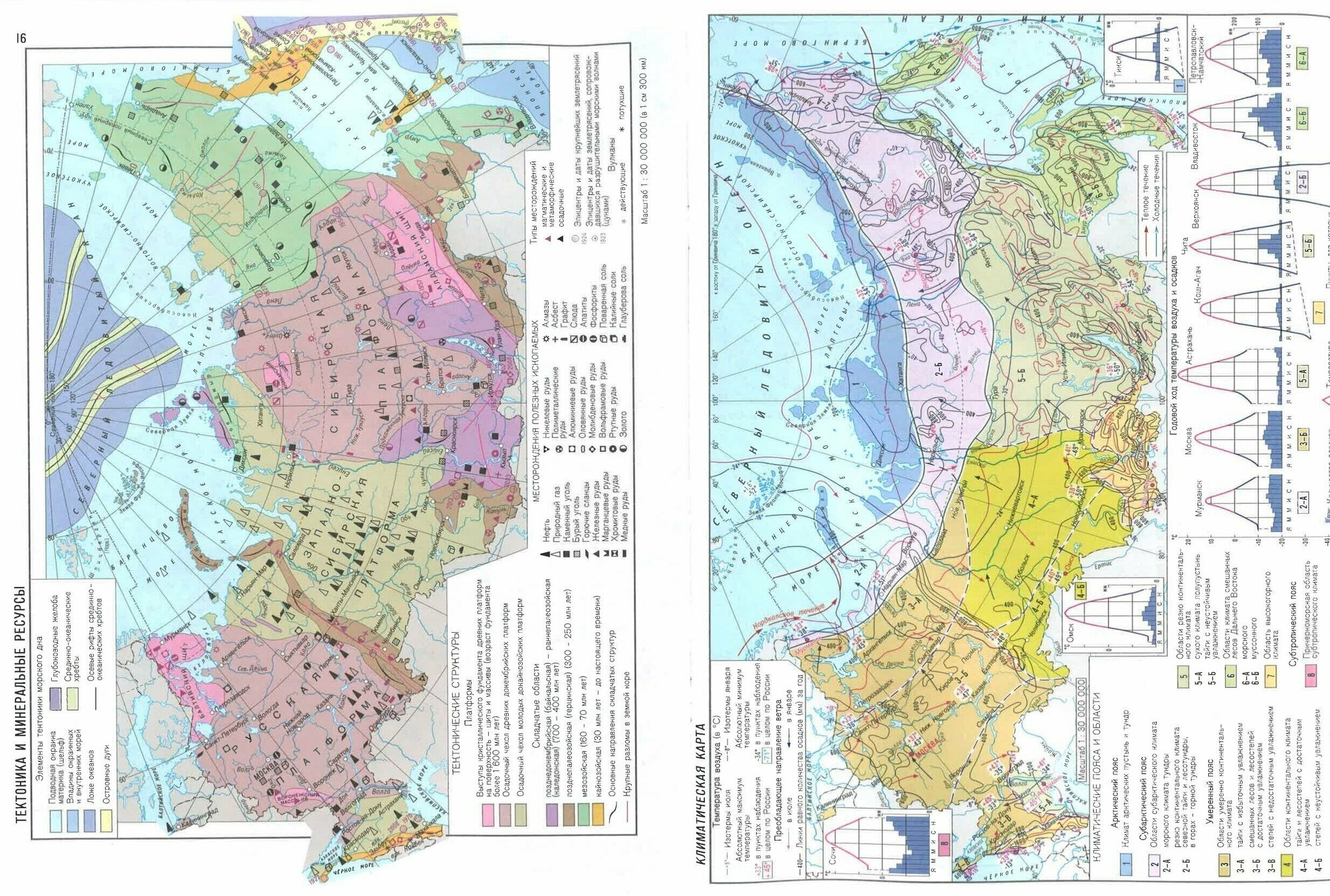 География России. 8-9 классы. Атлас + контурные карты. - фото №4