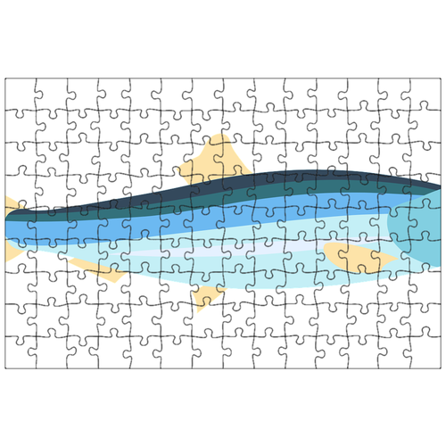 фото Магнитный пазл 27x18см."рыбы, море, весы" на холодильник lotsprints