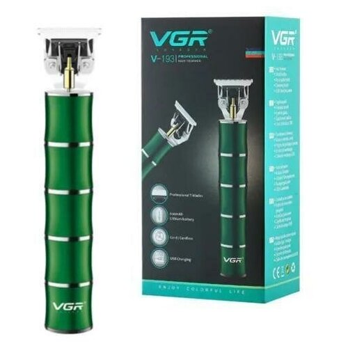Триммер Триммер для бороды и усов VGR Professional VGR-193 зеленый 147000₽