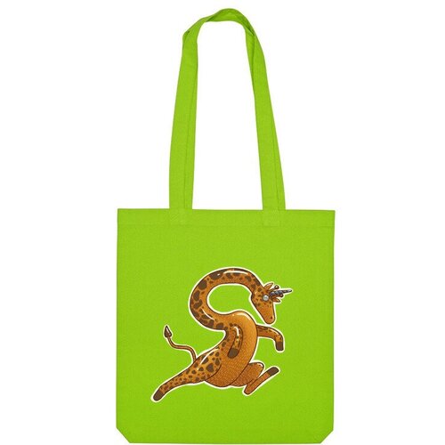 Сумка шоппер Us Basic, зеленый сумка черепаха кто угодно может быть единорогом оранжевый