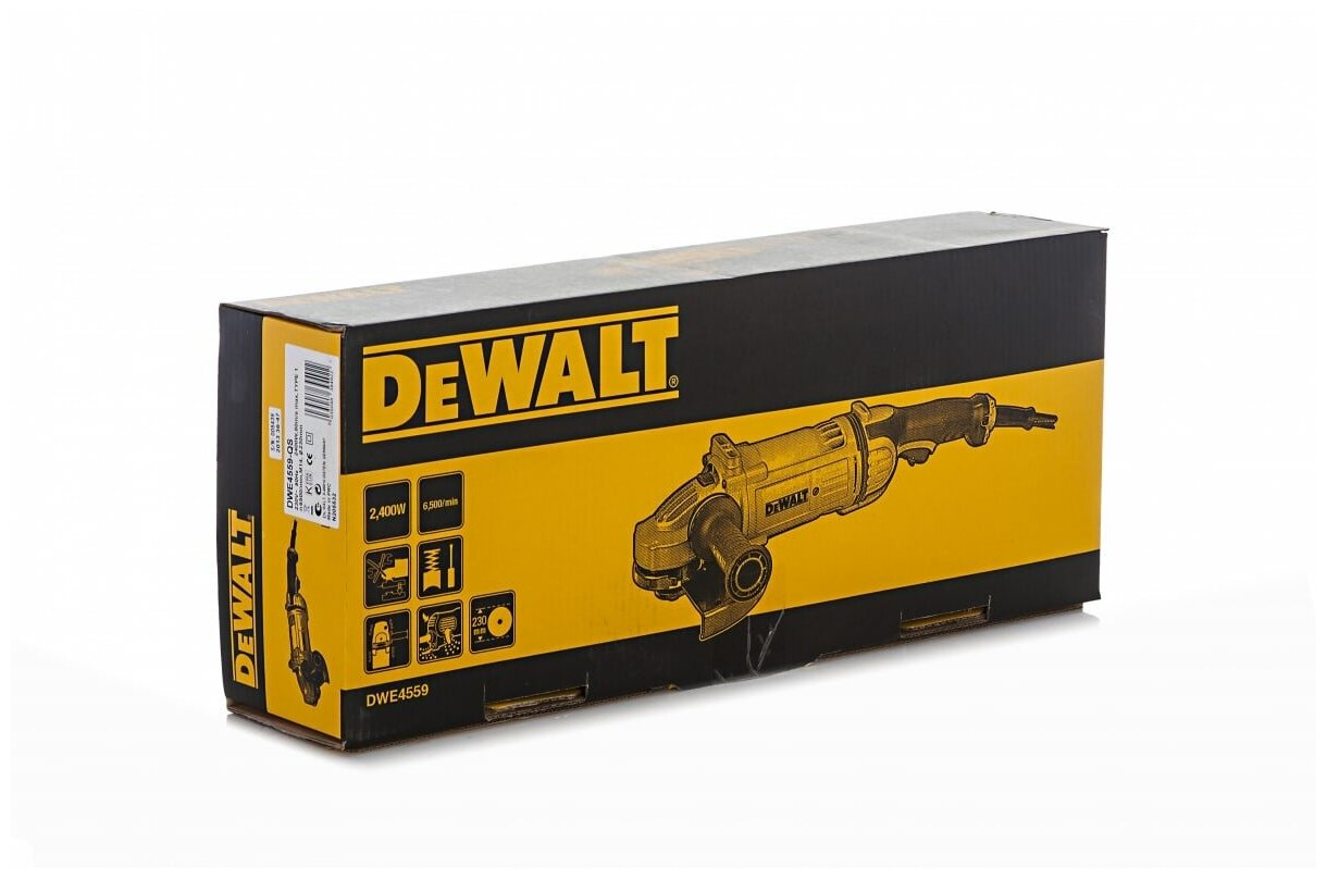 Угловая шлифмашина DeWALT DWE 4559 - фотография № 6