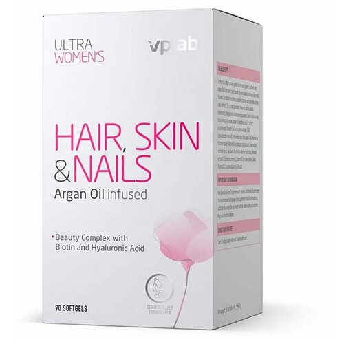 VPLab Ultra Women's Hair, Skin & Nails Комплекс для улучшения состояния волос, ногтей и кожи 90 капсул