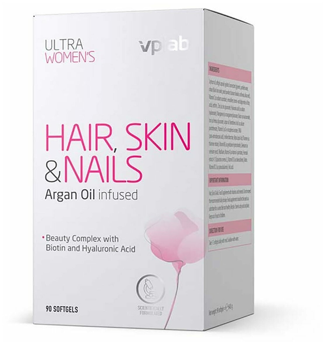 VPLab Ultra Women's Hair Skin & Nails Комплекс для улучшения состояния волос ногтей и кожи 90 капсул