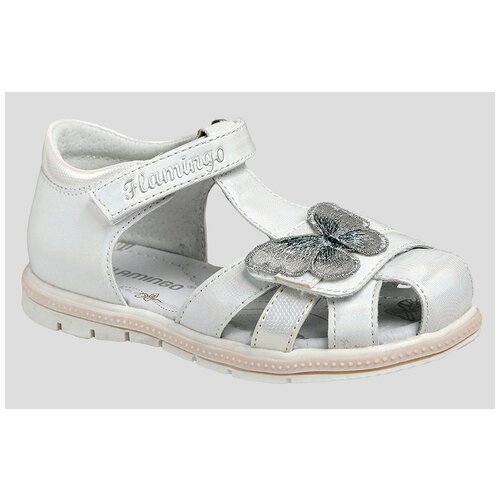 фото Сандалии flamingo, ж цвет белый, размер 23