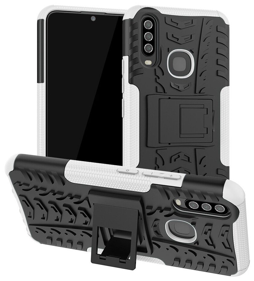 фото Чехол-бампер MyPads для Vivo Y12 противоударный усиленный ударопрочный белый