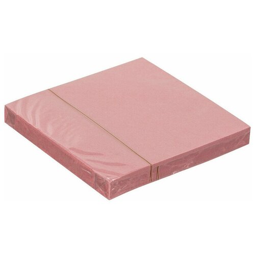 Блок-кубик Гознак с клеевым краем, 75х75, розовый (100 л)