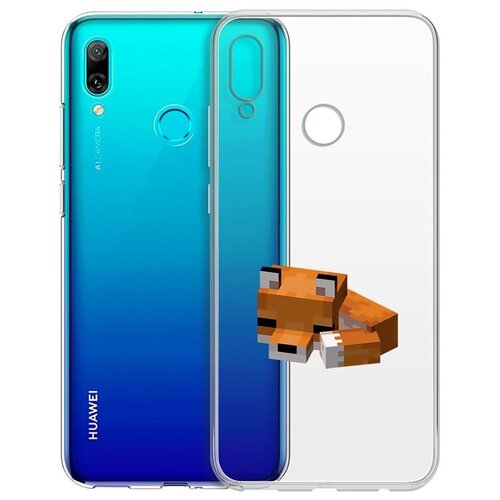 Чехол-накладка Krutoff Clear Case Спящий Лисенок для Huawei P Smart (2019)/Honor 10 Lite (2019)