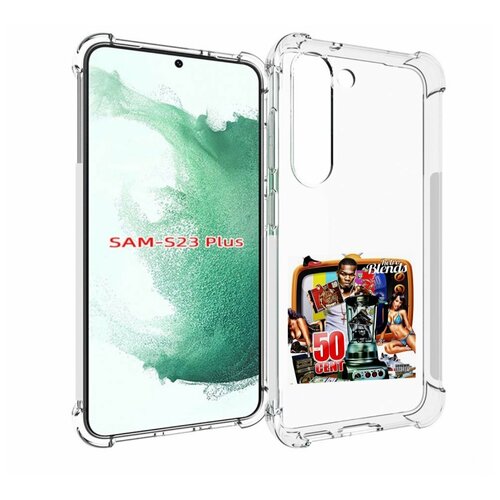 чехол mypads 50 cent candlewick 2 для samsung galaxy s23 plus задняя панель накладка бампер Чехол MyPads 50 Cent - Retro 50 Cent Blends для Samsung Galaxy S23 Plus + задняя-панель-накладка-бампер