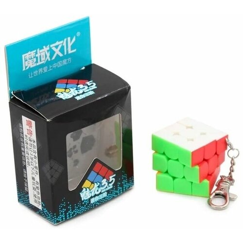 Брелок кубик 3х3 MFJS MeiLong mini 35 mm кубик рубика moyu mfjs meilong 4х4 магнитный black