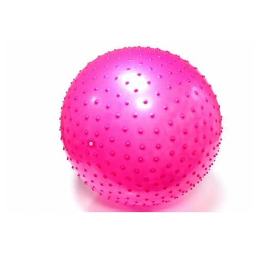 фото Розовый массажный гимнастический мяч (фитбол) 75 см sp2086-275 toly