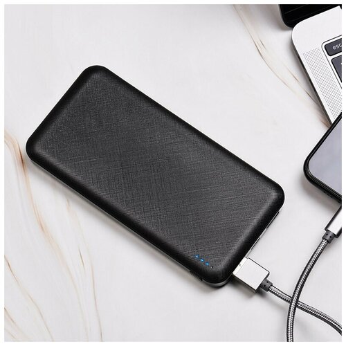 Внешний аккумулятор 10000мАh Type-C 5V2A 2xUSB повербанк для зарядки телефона samsung xiaomi power bank для айфона смартфона 156400₽