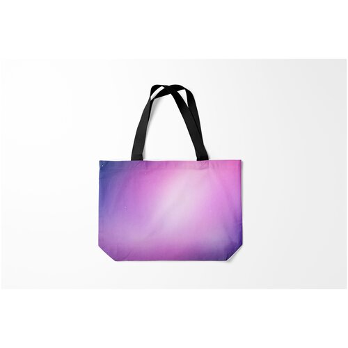 фото Сумка-шоппер / 46х35 см / популярные иллюстрации / текстуры нежный фиолет burnettie