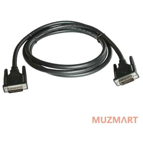 Кабель DVI - DVI, 1.8м, Kramer (C-DM/DM-6) кабель dvi dvi 7 6м kramer c dm dm flat w 25