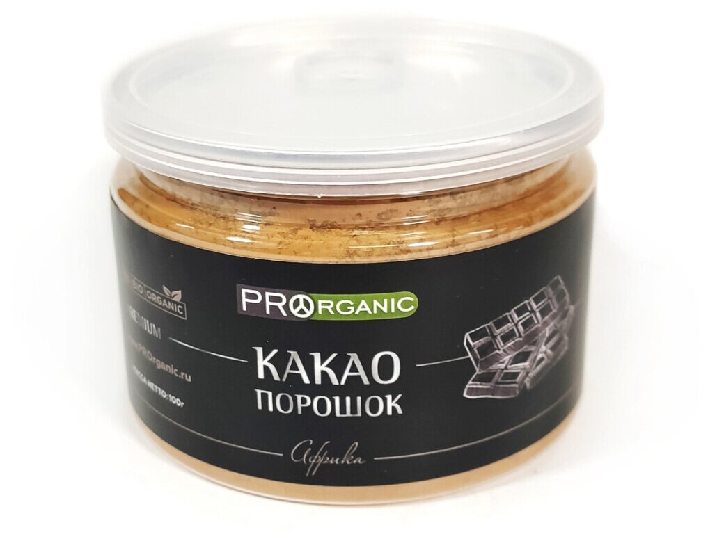 Какао-порошок из Африки PROrganic, 100 гр - фотография № 1