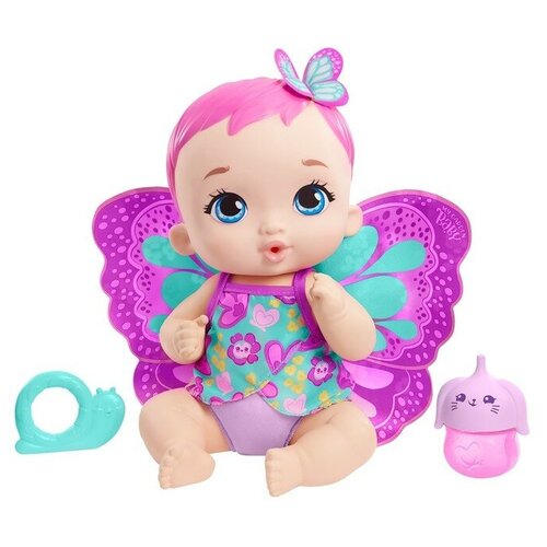 Кукла My Garden Baby Малышка-фея Цветочная забота розовый GYP10