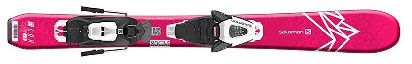 Горные лыжи Salomon QST LUX Jr XS (70-90) C5 GW J75 Pink (21/22) (80)