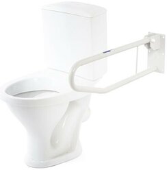 Откидной поручень Barry 12321 для установки в туалетных комнатах (для унитаза, туалета, настенный)