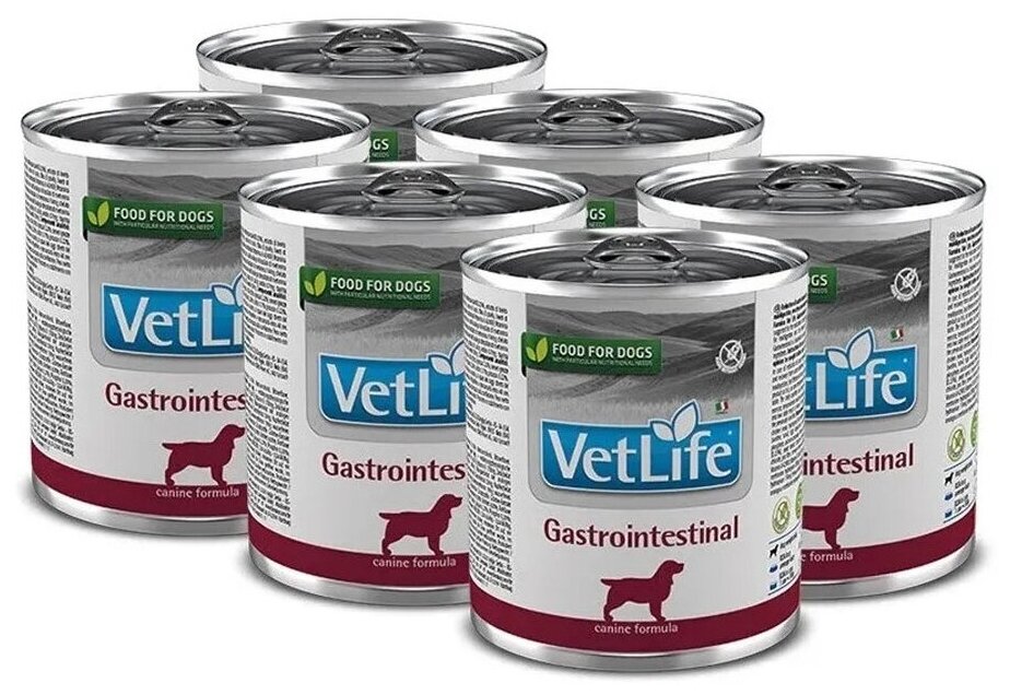 Farmina Vet Life Gastrointestinal диетический влажный корм для собак при заболеваниях ЖКТ, 300г - фото №3
