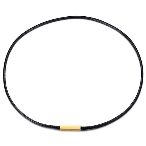 Колье Horologix, длина 55 см, черный, золотой мужское ожерелье с подвеской