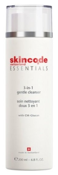 Средство для снятия макияжа Skincode Essentials 3в1 мягкое очищающее, 200 мл