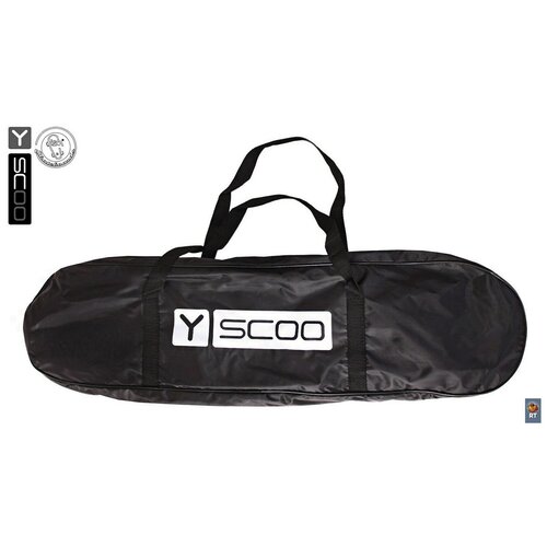 Скейтборд Y-SCOO Longboard Shark TIR 31 пластик 79 с сумкой BLUE/black