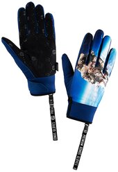 Перчатки сноубордические, горнолыжные мужские Bonus Gloves - pipe космос, размер M