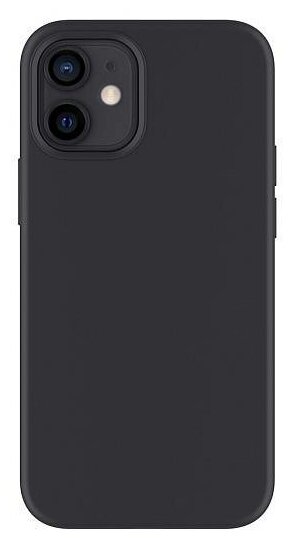 Чехол силиконовый для iPhone 12 Mini (5.4), good quality, черный