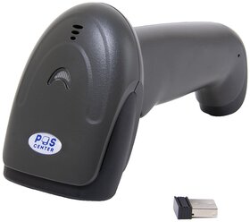 Сканер штрих-кода POSCENTER беспроводной 2D BT, USB кабель, USB адаптер