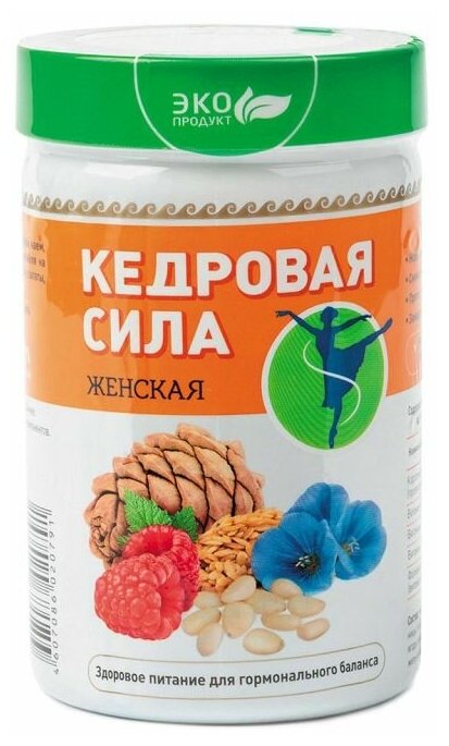 Продукт белково-витаминный «Кедровая сила - Женская», 237 г