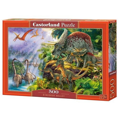 Пазл 500 Долина динозавров В-53643 Castor Land пазл для детей castorland 200 деталей долина динозавров