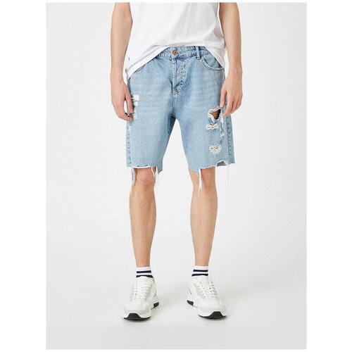 фото Шорты koton men, 1yam43191yd, цвет: blue, размер: 33