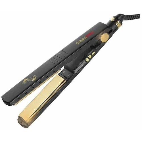 BaByliss, Щипцы-выпрямители Pro BLACK TITANIUM, 28 х110 мм, титановое покрытие с терморег, 63Вт babyliss щипцы выпрямители pro black titanium