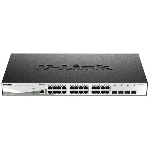 D-Link Сетевое оборудование DGS-1210-28X ME B2B Управляемый L2 коммутатор с 24 портами 10 100 1000Base-T и 4 портами 10GBase-X SFP 2985400₽