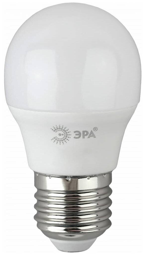 ЭРА LED P456W827E27 R диод, шар, 6Вт, тепл, E27 10/100/4000 Б0049643