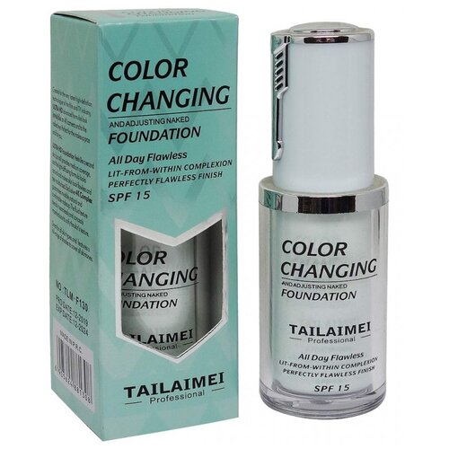 Tailaimei Тональный флюид Color Changing, SPF 15, 40 мл, оттенок: green