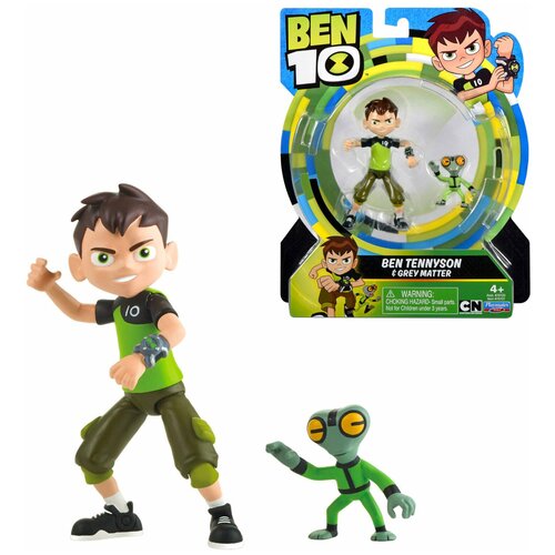 Фигурка Бен 10 Бен и гуманоид Грей Меттер Ben 10 Ben Tennyson & Grey Matter 76101